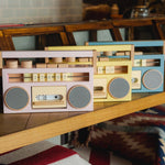 Retro Wooden Tape Recorder - Pink (Final Sale)