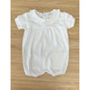 Sia Pima Cotton Bubble Romper | White