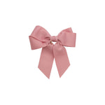 Project 6 NY Kids - Oversized Bow Pony/Clip - Sweet Nectar Grosgrain