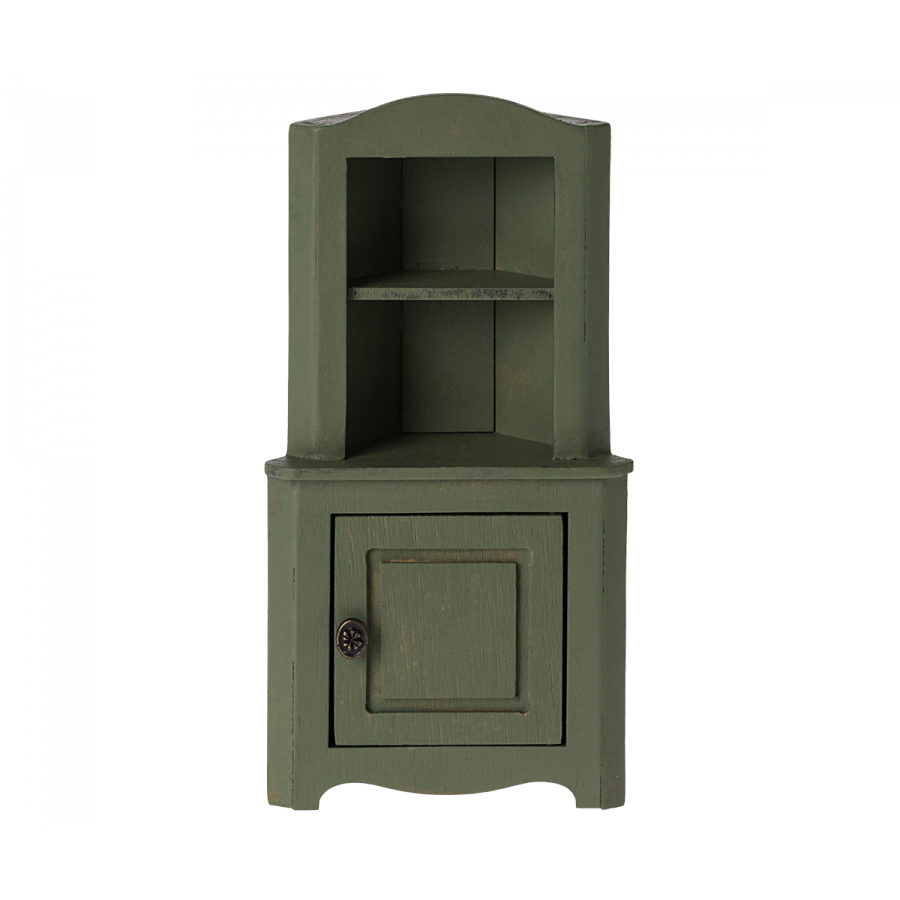  Maileg Corner Cabinet Dark Green Mouse Size '24