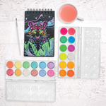 Ooly Chroma Blends Watercolor Paint Set - Neon