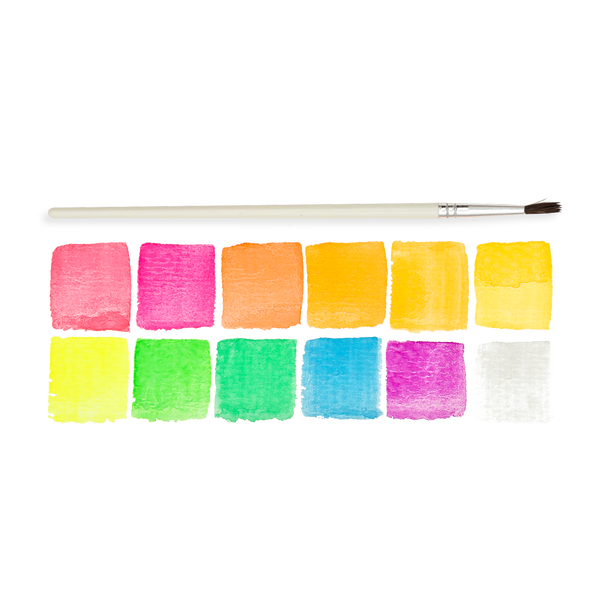 Ooly Chroma Blends Watercolor Paint Set - Neon