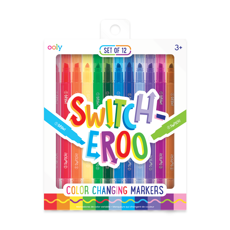 Ooly Switch-Eroo Color Changing Markers - Set of 12