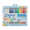 Ooly Stamp-A-Doodle Double-Ended Markers - Set of 12