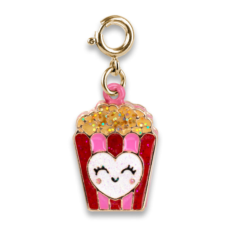 Gold Glitter Popcorn Charm