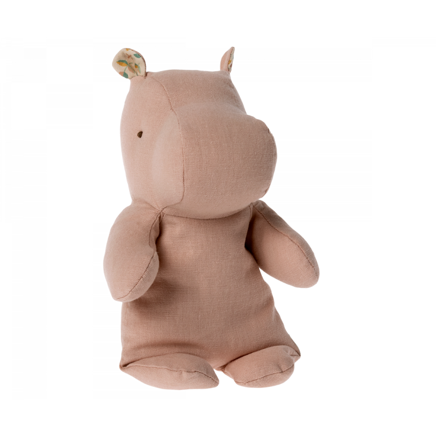 Maileg Safari Friends, Small Hippo - Soft Rose