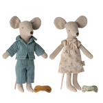 Maileg Mum and Dad Mice in Cigarbox- '23