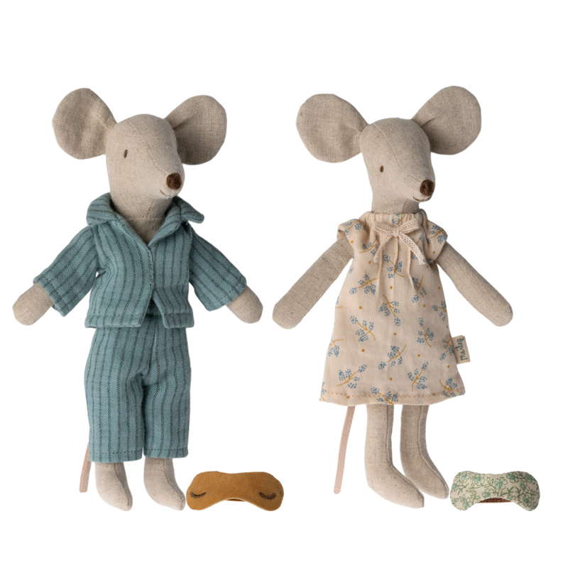 Maileg Mum and Dad Mice in Cigarbox- '23