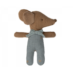 Maileg Sleepy Wakey Baby Mouse Blue '24