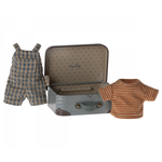 Maileg Overalls and Shirt  in Suitcase Big Brother Mouse