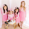 Sweet Wink - Coquette Bow Long Sleeve Tutu Dress - Kids Clothes: 4T