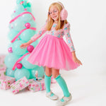 Sweet Wink - Nutcracker Christmas Long Sleeve Tutu Dress - Kids Christmas: 2T