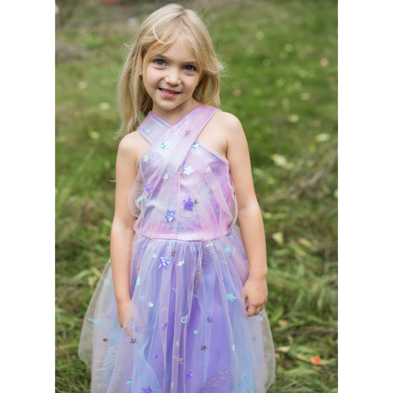 Ombre Eras Dress - Lilac/Blue