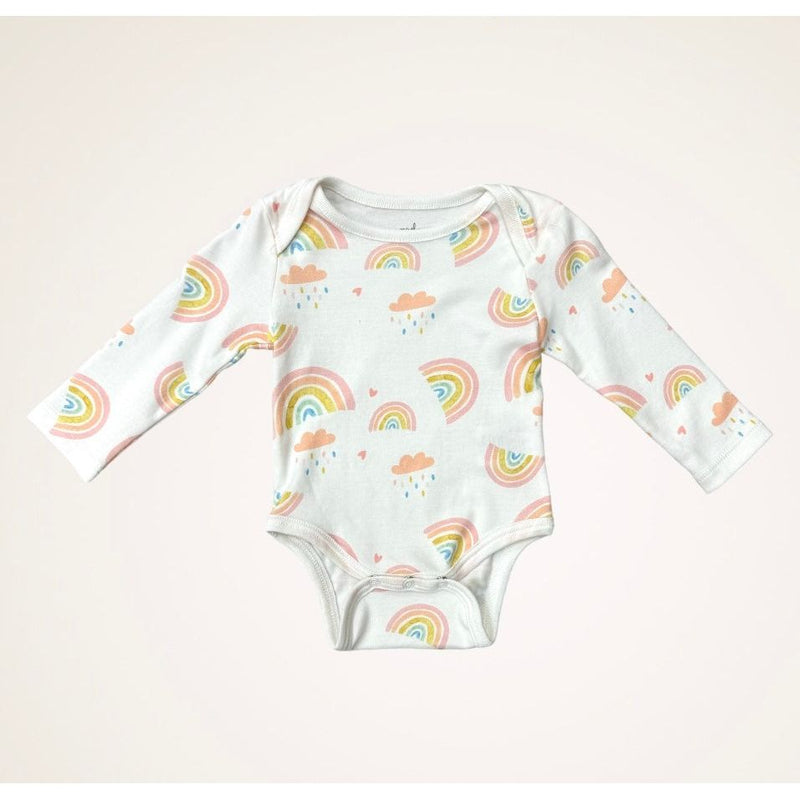 Rainbow | Organic Pima Cotton  Long Sleeve Bodysuit