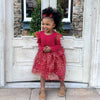 Sweet Wink - Scarlett Shimmer Christmas Long Sleeve Tutu Dress: 3T