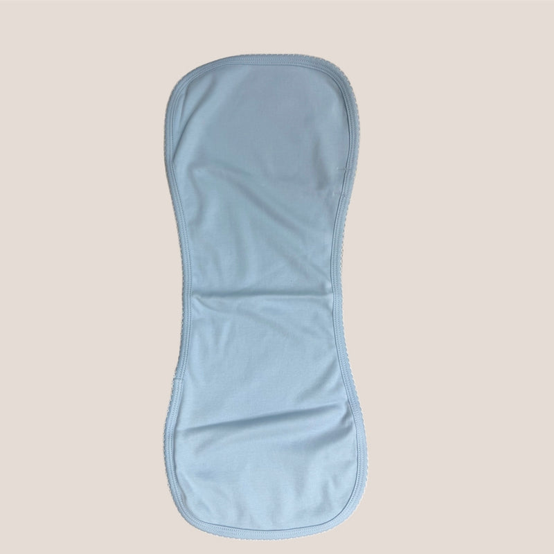 Baby Burp Cloth - Pima Cotton - Light Blue