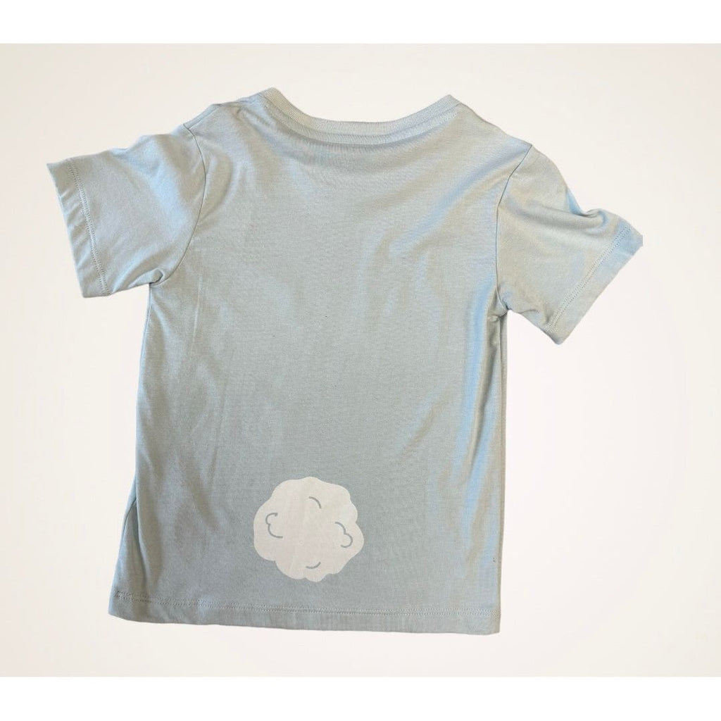 Llama  | Bamboo-Pima Cotton T-Shirt | Light Blue