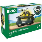 Brio | Light Up Gold Wagon