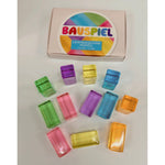 Bauspiel Luminous Lucent Acrylic Blocks Pastel 12pcs