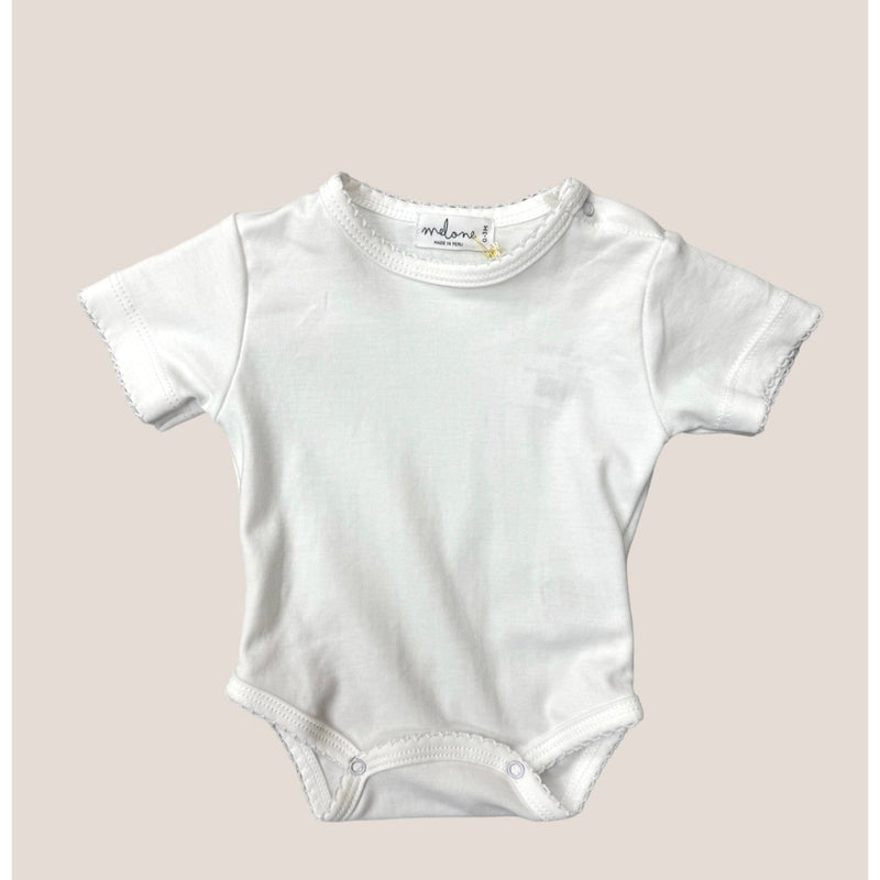 Take Me Home Bodysuit | White Picot Trim