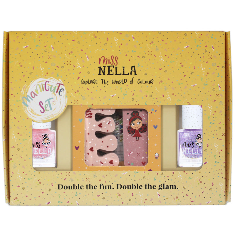 Kids ManiCute Set (Cheeky Bunny + Tickle Me Pink)