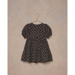 Chloe Dress | Black & Ivory Dots