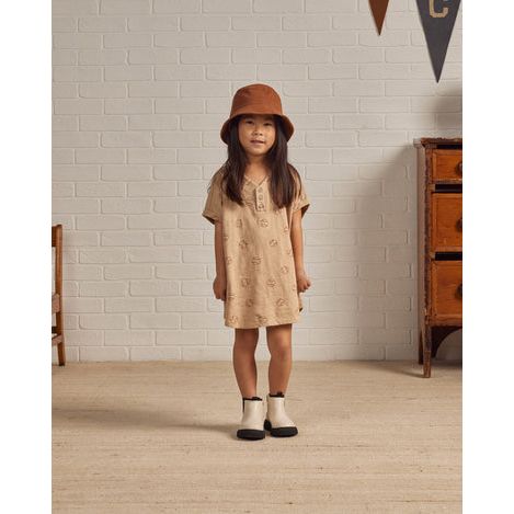 Henley Shirt Dress | Baseball