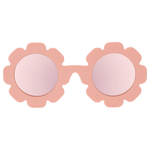 Polarized Flower Sunglasses - Peachy Keen/Rose Gold Mirrored Lens