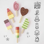 Wooden Ice Lollies & Popsicles