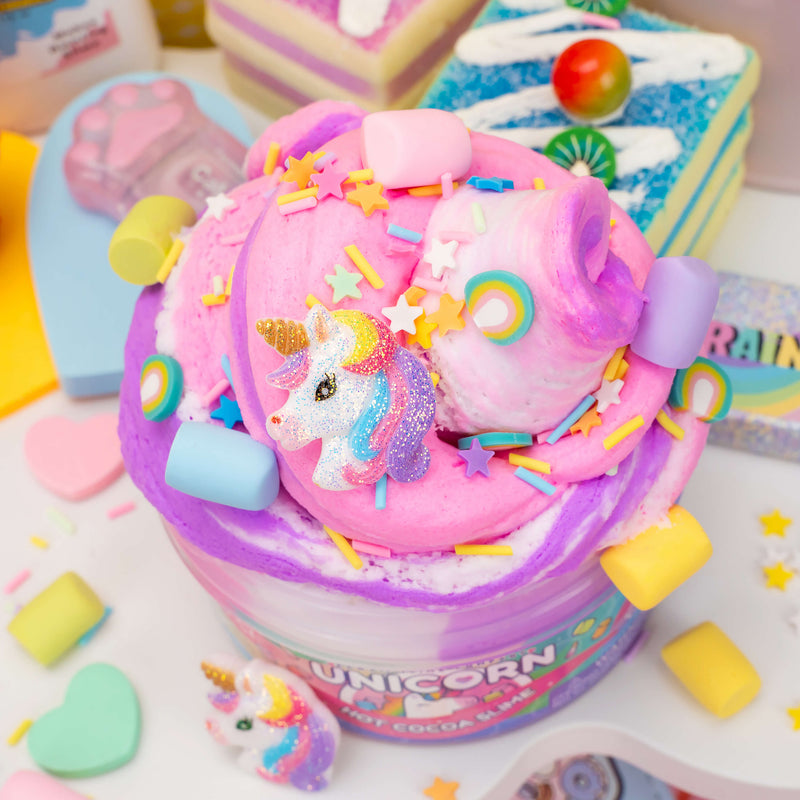 Unicorn Hot Cocoa Butter Slime