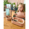 The Dearest Grey - Silicone Catch Bib Set | Rosewood & Honeysuckle