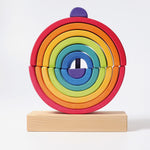 Grimm's Wooden Rainbow Stacking Tower