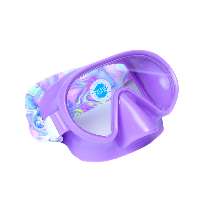 Splash Place Swim Goggles - MASK- Pastel Swirl Swim Mask