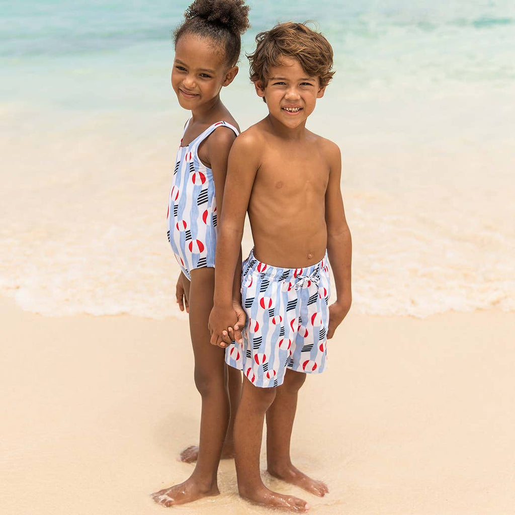 Snapper Rock Swimwear UPF50+ | Beach Bounce Sustainable Volley Board Short (2-3y)