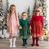 Sweet Wink - Scarlett Shimmer Christmas Long Sleeve Tutu Dress: 3T