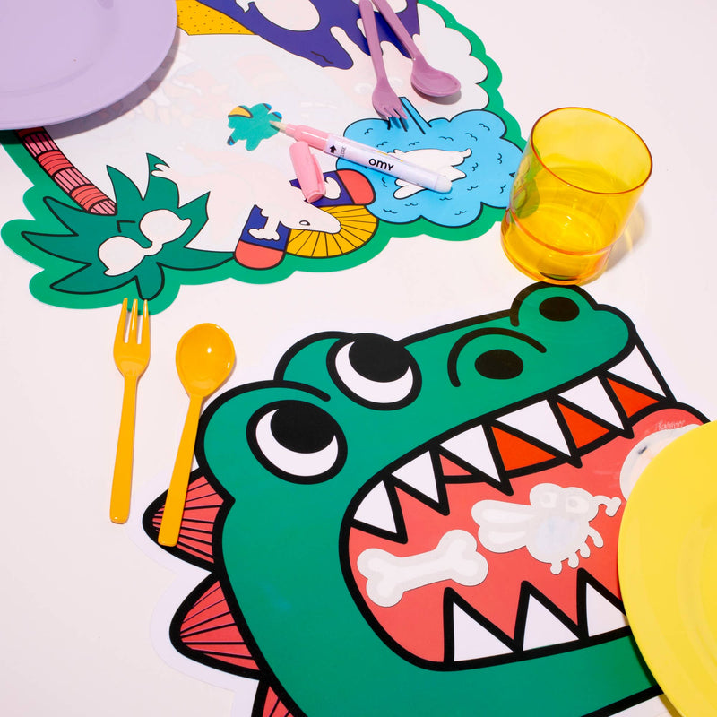 Dino - Magic Water Placemat