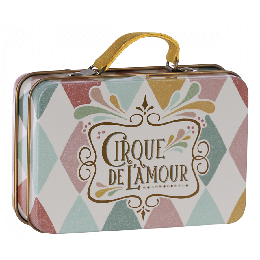 Maileg Small Suitcase, Metal - Harlequin