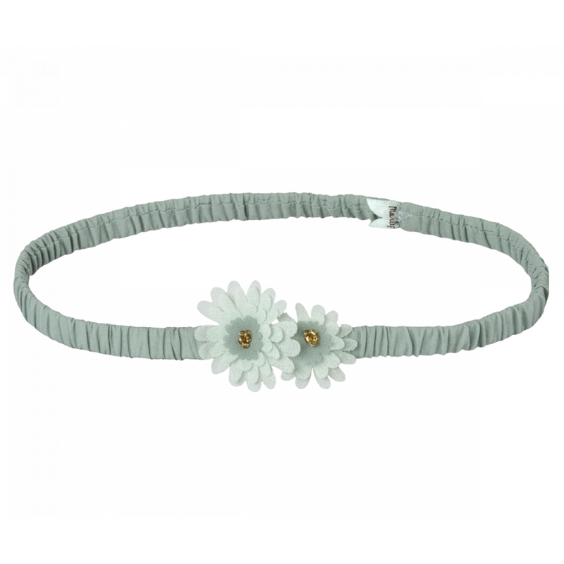 Maileg Headband, Flower - Mint, Small