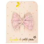 Ribbon Bow Clip - Liberty Capel Pink