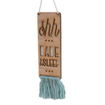 Tree By Kerri Lee Wood & Wool Shh Babe Asleep Sign Happy Monkey Baby & Kids