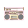 Retro Wooden Tape Recorder - Pink (Final Sale)