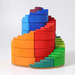 Counterrotating Stepped Spiral Building Set