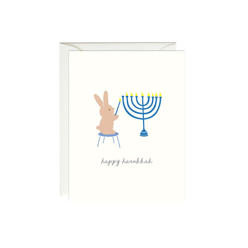 Paula & Waffle Happy Hanukkah Bunny Card Happy Monkey Baby & Kids