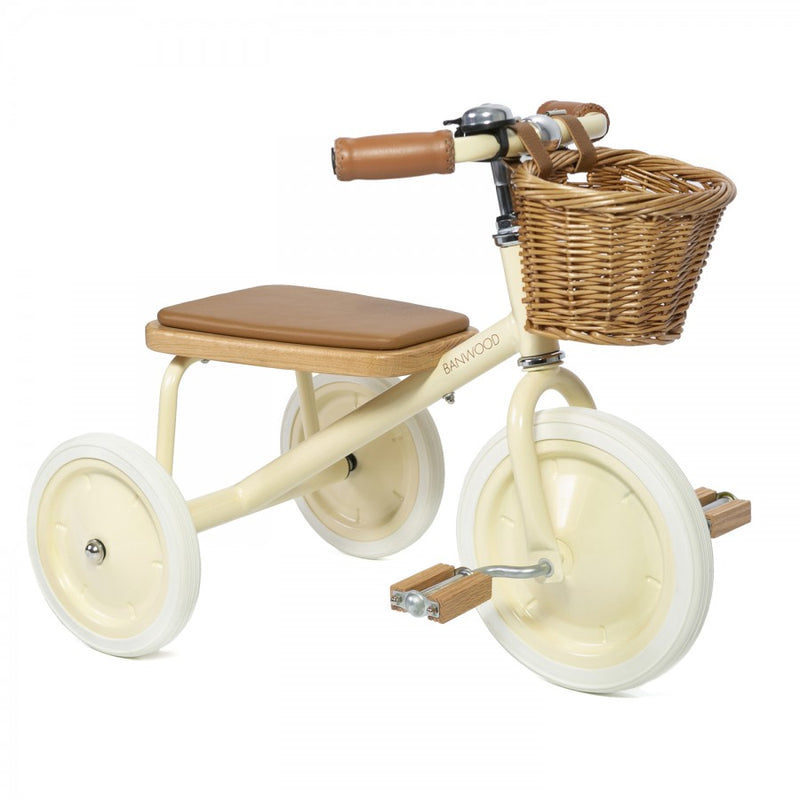 Banwood- Trike | Cream Happy Monkey Baby and Kids