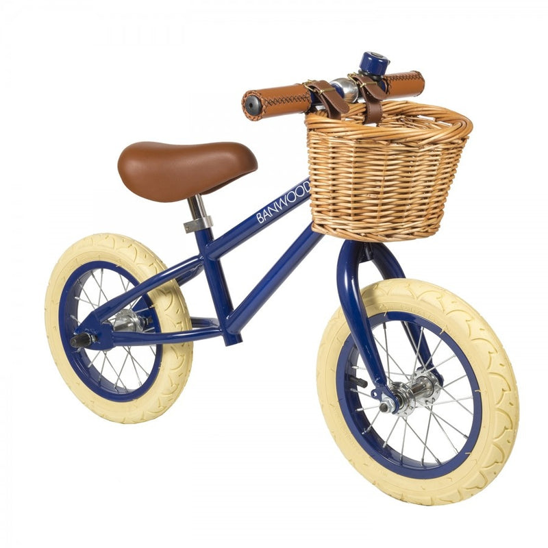 Banwood Balance Bike First Go - Navy Happy Monkey Baby & Kids