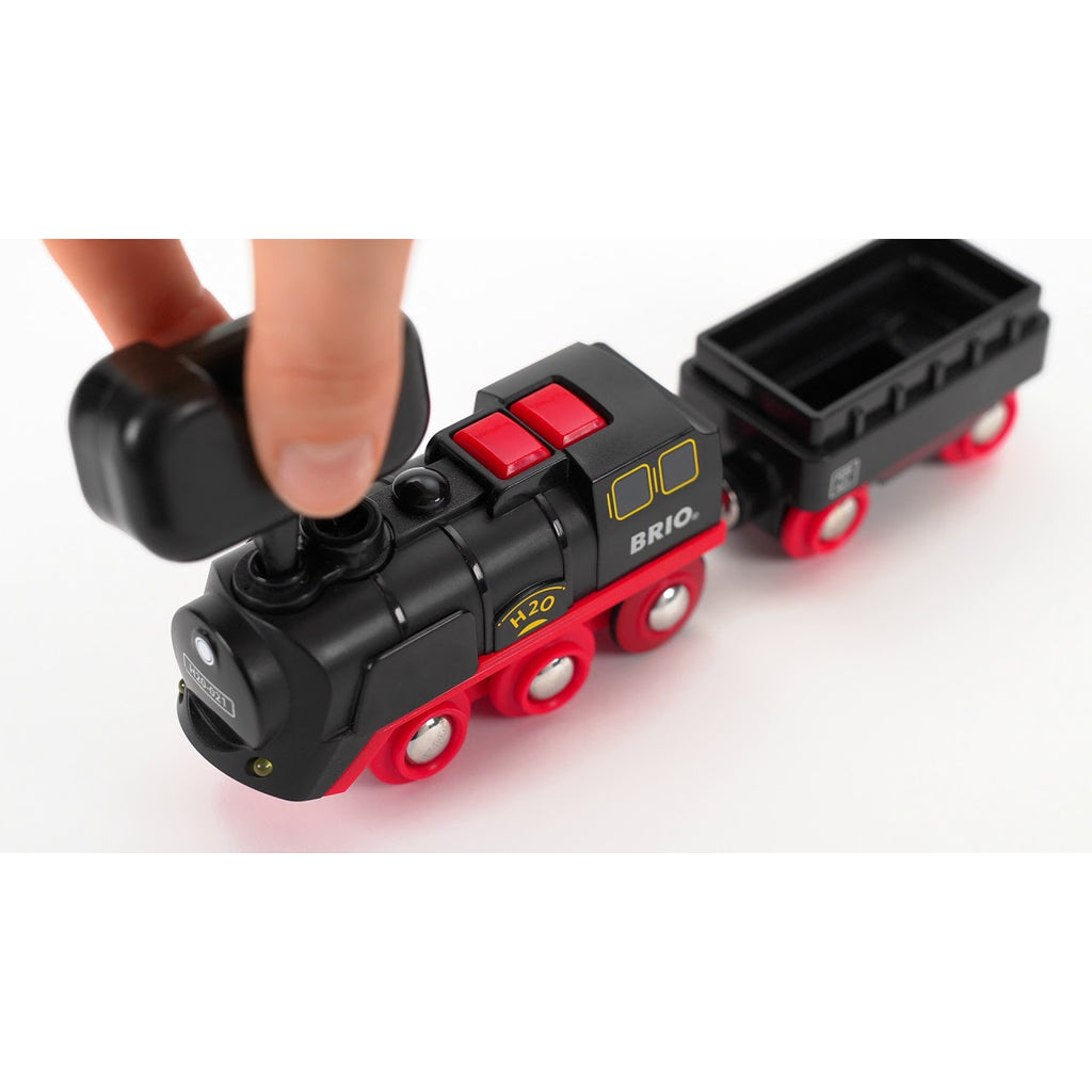 Brio Battery-Operated Steaming Train Happy Monkey 