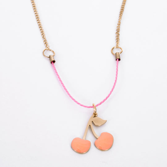 Meri Meri Enamel Cherries Necklace Happy Monkey Baby & Kids