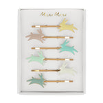 Bunny Enamel Hair Slides