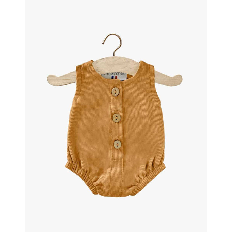 Minikane Doll Clothes - Sacha Romper in Camel Milleraie